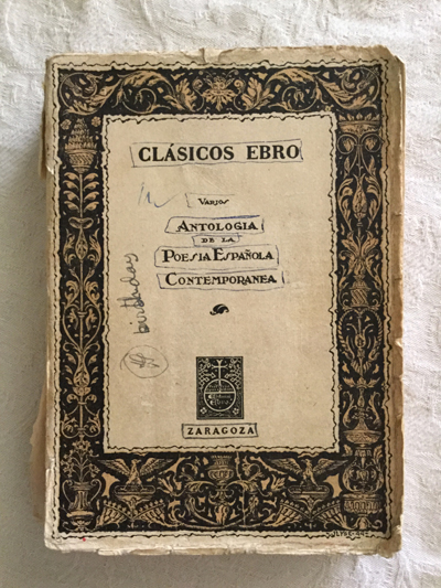 calcetines Artificial estafador Antología de la poesía española contemporánea | Libros de segunda mano  baratos - Libros Ambigú - Libros usados