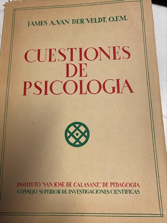 CUESTIONES DE PSICOLOGIA.
