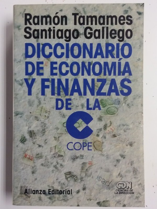 Diccionario de economía y finanzas de la Cope