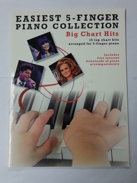 Easiest 5 – Finger Piano Collection. Big Chart Hits