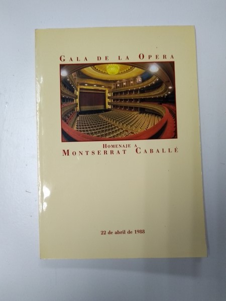Gala de la Opera. Homenaje a Montserrat Caballe