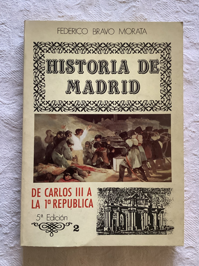 Historia de Madrid: De Carlos III a la 1ª Republica (2)
