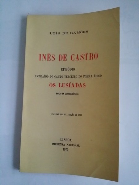 Inés de Castro, episódio extraído do canto terceiro do poema épico os lusíadas