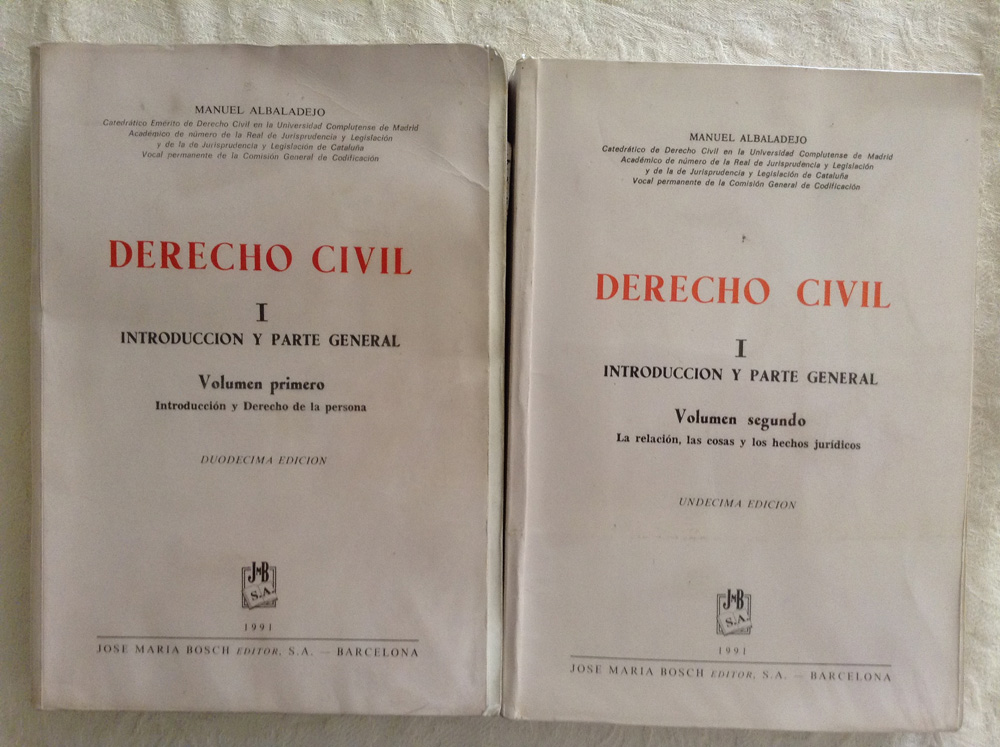 Derecho civil. Introducción y parte general (2 tomos)