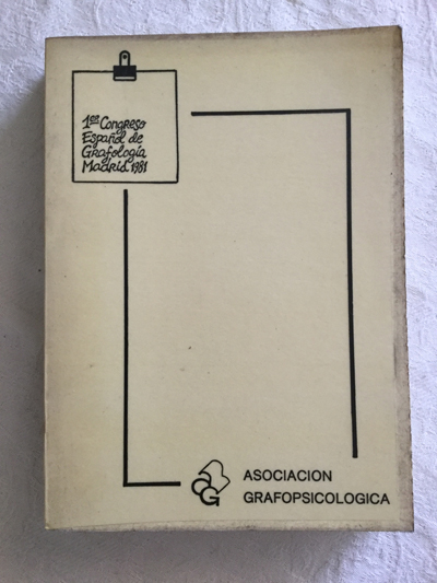 Primer Congreso Español de Grafología Madrid 1981