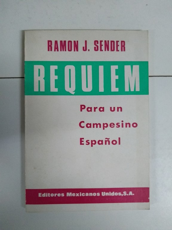 Réquiem por un Campesino Español  Ramón J. Sender Libros de segunda mano  baratos - Libros Ambigú - Libros usados