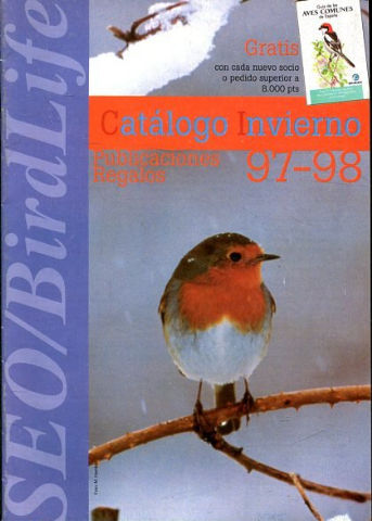 SEO/BIRDLIFE. CATALOGO INVIERNO 97-98.