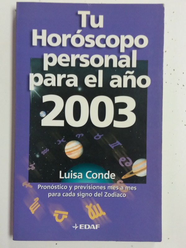 Tu Horóscopo personal para el año 2003