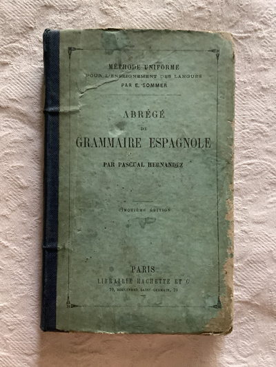 Abrégé de grammaire espagnole