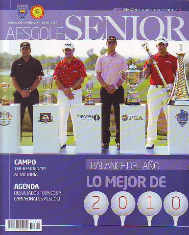 AESGOLF SENIOR. ASOCIACION ESPAÑOLA DE SENIORS DE GOLF. Nº 8. DICIEMBRE 2010-ENERO 2011.
