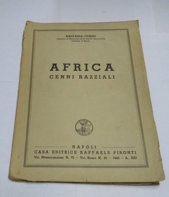 África. Cenni Razziali