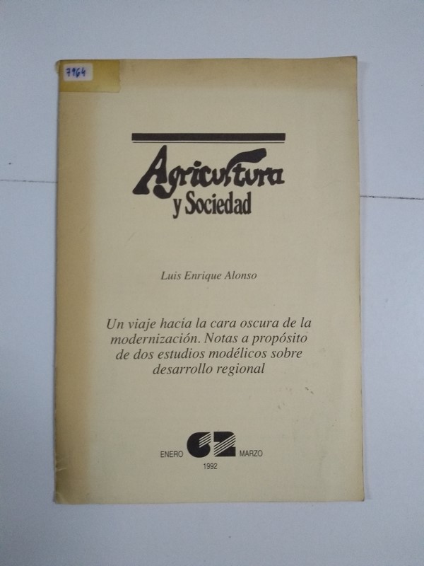 Agricultura y Sociedad
