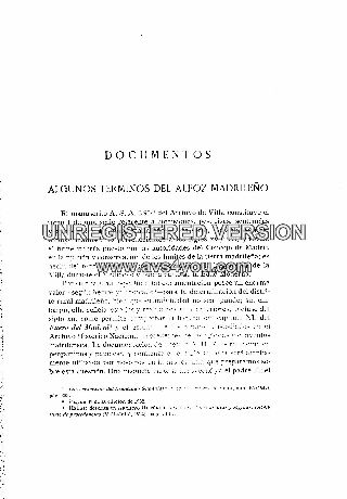 ALGUNOS TERMINOS DEL ALFOZ MADRILEÑO.