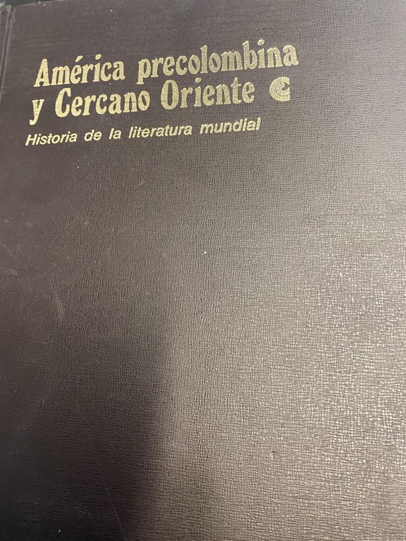 AMERICA PRECOLOMBINA Y CERCANO ORIENTE.