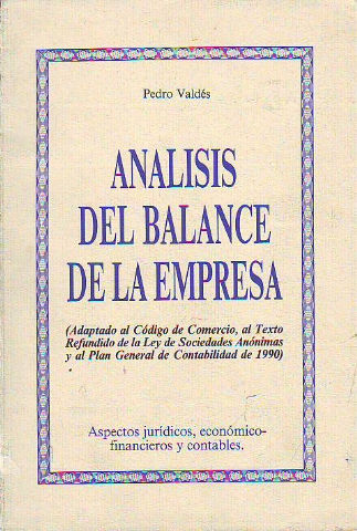 ANALISIS DEL BALANCE DE LA EMPRESA.