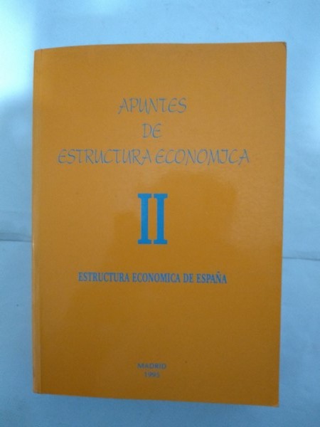 Apuntes de estructura economica. II