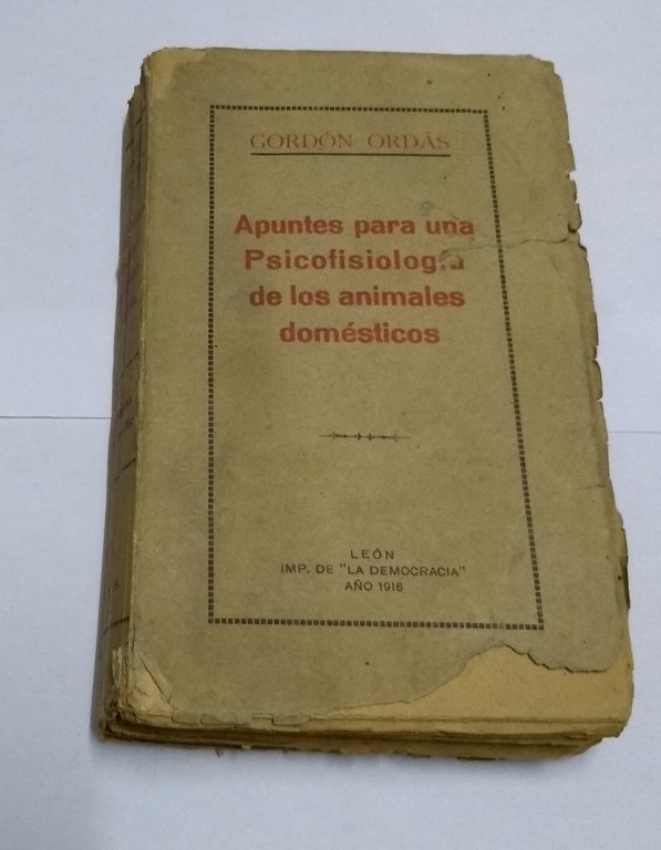 Apuntes para una Psicofisiología de los animales domésticos