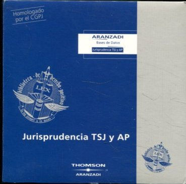 ARANZADI BASES DE DATOS. JURISPRUDENCIA TRIBUNAL SUPREMO DE JUSTICIA Y AUDIENCIAS PROVINCIALE, AÑO 2004/1. (4 CD).