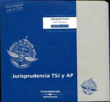ARANZADI BASES DE DATOS. JURISPRUDENCIA TRIBUNAL SUPREMO DE JUSTICIA Y AUDIENCIAS PROVINCIALE, AÑO 2003/5. (4 CD).