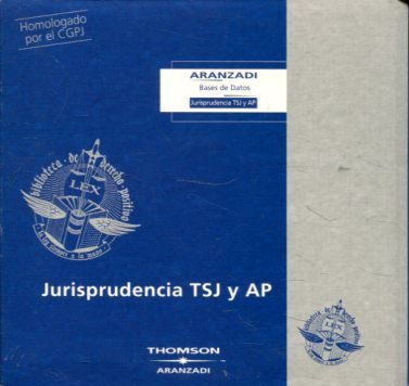 ARANZADI BASES DE DATOS. JURISPRUDENCIA TRIBUNAL SUPREMO DE JUSTICIA Y AUDIENCIAS PROVINCIALE, AÑO 2003/2. (4 CD).