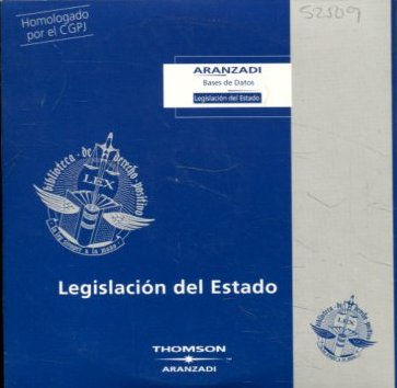 ARANZADI BASES DE DATOS. LEGISLACION DEL ESTADO, AÑO 2004/23 (2 CD).