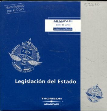 ARANZADI BASES DE DATOS. LEGISLACION DEL ESTADO, AÑO 2004/1 (2 CD).