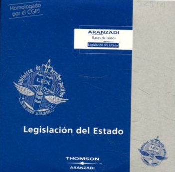 ARANZADI BASES DE DATOS. LEGISLACION DEL ESTADO, AÑO 2003/3 (2 CD).
