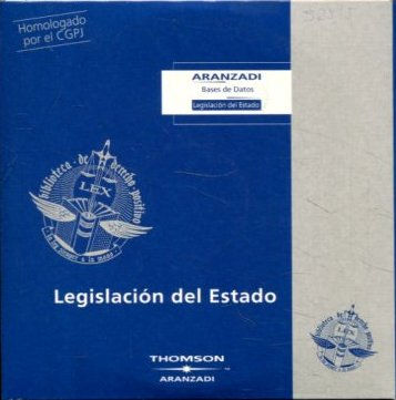 ARANZADI BASES DE DATOS. LEGISLACION DEL ESTADO, AÑO 2003/1 (2 CD).