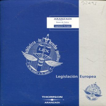 ARANZADI BASES DE DATOS. LEGISLACION EUROPEA, AÑO 2003/5 (1 DISCO CD).