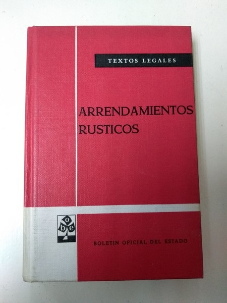 Arrendamientos rusticos