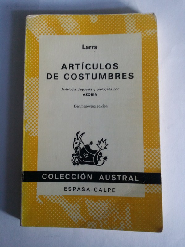 Articulos de costumbres
