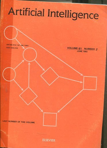 ARTIFICIAL INTELLIGENCE AN INTERNATIONAL JOURNAL. VOLUME 57, NUMBERS 2-3, OCTOBER 1992.