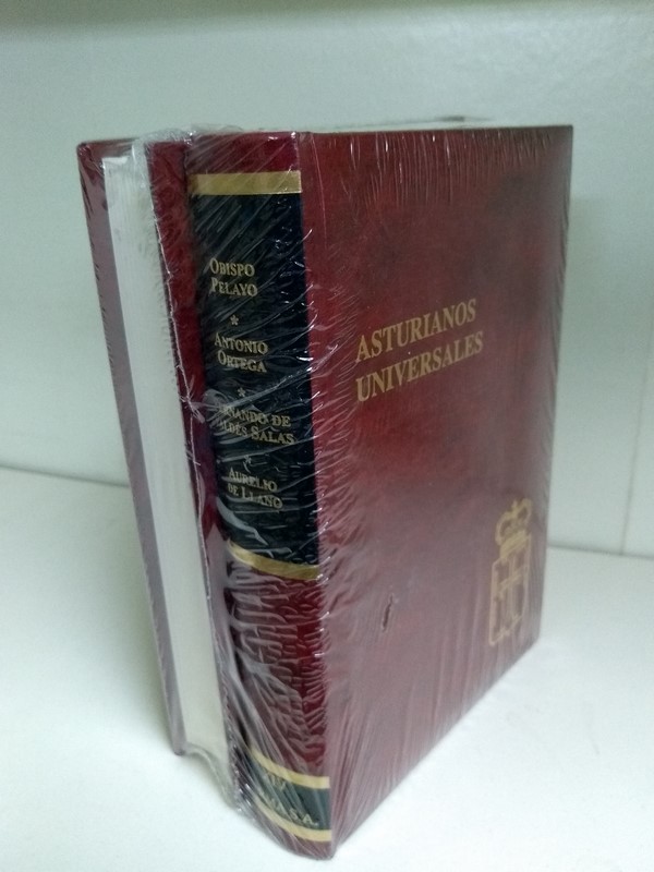 Asturianos Universales. Don Pelayo. Francisco Grande Covian. Diego de Muros. Conde de Vega de la Serna. Tomo XIII.  Asturiano Universales. Obispo. Antonio Ortega. Fernando de Valdes Salas. Aurelio de Llano. Tomo XIV