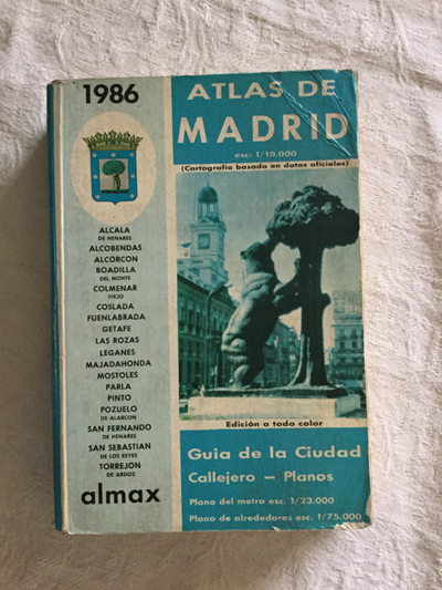 Atlas de Madrid 1986. Callejero
