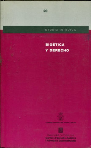 BIOETICA Y DERECHO.