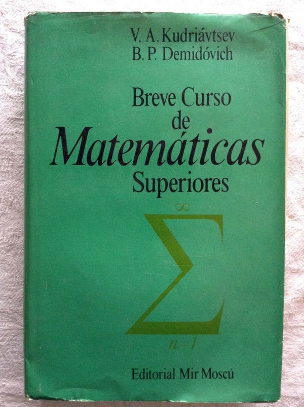 Breve curso de matemáticas superiores