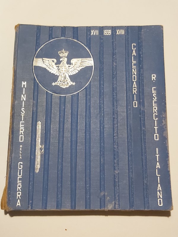 Calendario R. Esercito Italiano. XVII - 1939 - XVIII