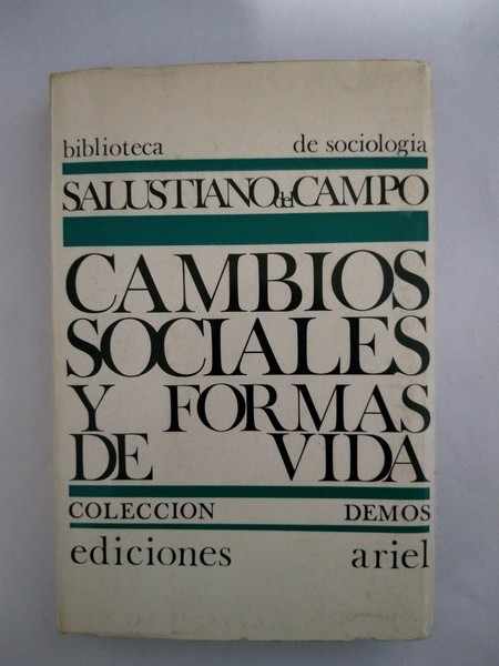 Cambios Sociales y formas de vida