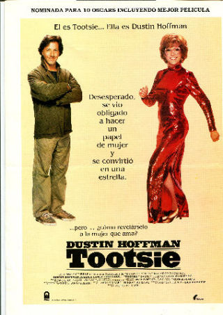 CARTEL DE CINE-MOVIE POSTER: TOOTSIE.
