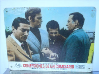 CARTELERA DE CINE. CONFESIONES DE UN COMISARIO.