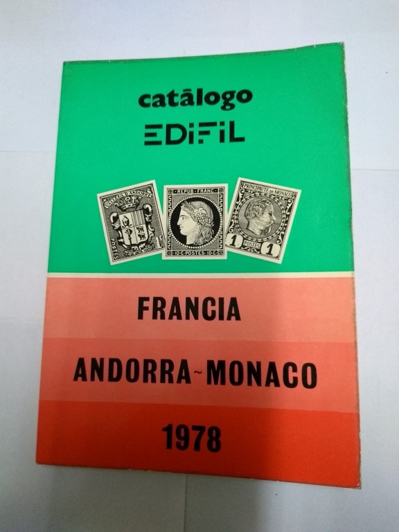 Catalogo de Francia. Andorra. Mónaco