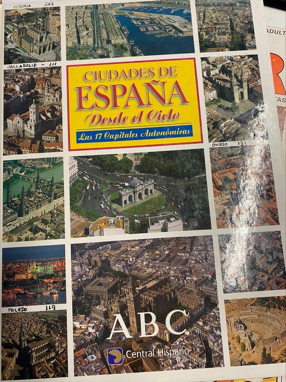 CIUDADES DE ESPAÑA DESDE EL CIELO. LAS 17 CAPITALES AUTONOMAS.