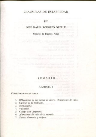 CLAUSUSLAS DE ESTABILIDAD.