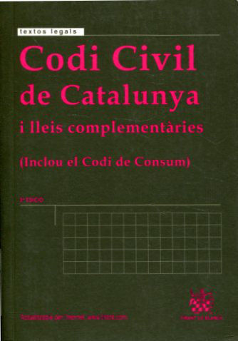 CODI CIVIL DE CATALUNYA I LLEIS COMPLEMENTARIES