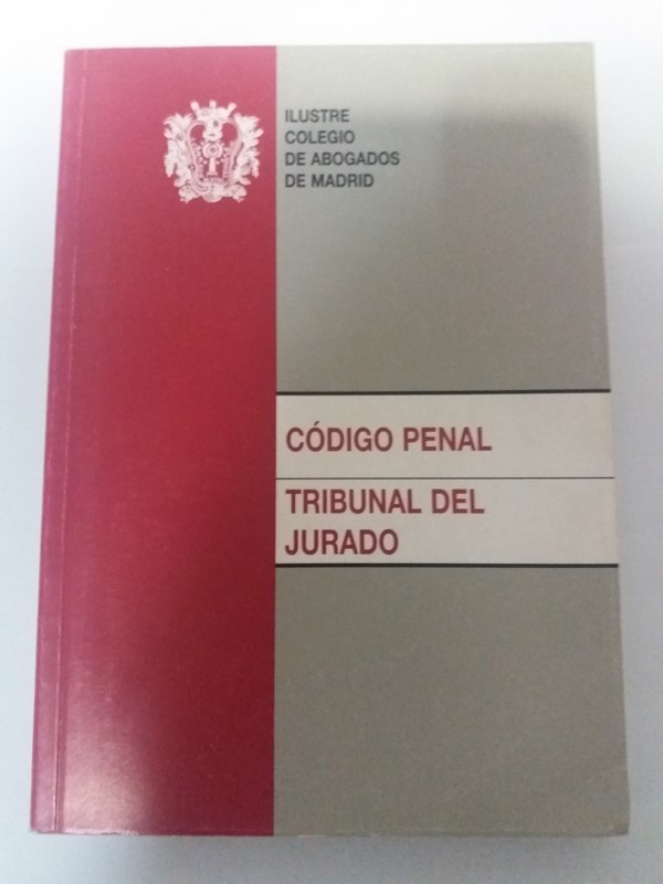 Codigo Penal. Tribunal del Jurado