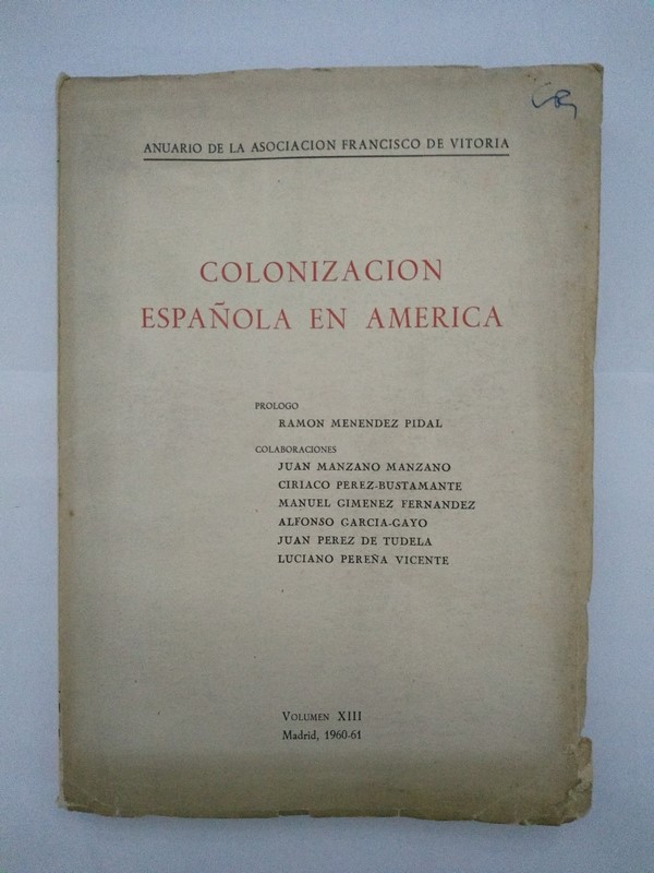 Colonización española en América, XIII
