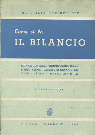 COME SI FA IL BILANCIO.