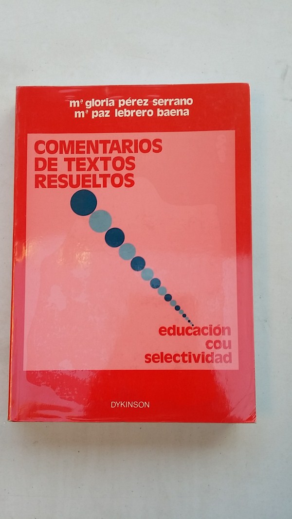 Comentarios de textos resueltos