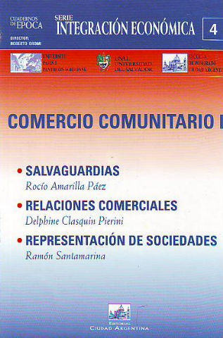 COMERCIO COMUNITARIO II. SALVAGUARDIAS/RELACIONES COMERCIALES/REPRESENTACION DE SOCIEDADES.