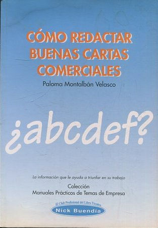 COMO REDACTAR BUENAS CARTAS COMERCIALES.